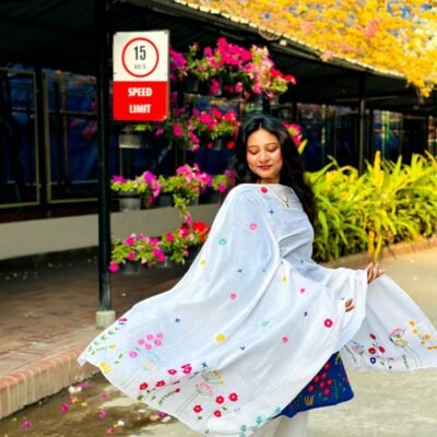 handmade cotton three piece ( stitch )